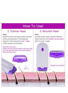 Beautiful Blue light Induction Hair Removal Device, Women's Shaving Device, Laser Hair Removal Instrument  - Image 4