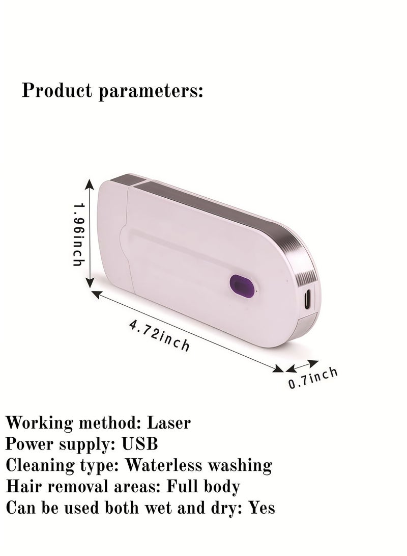 Beautiful Women's Shaving Device,Blue light Induction Hair Removal Device,Laser Hair Removal Instrument - Image 2