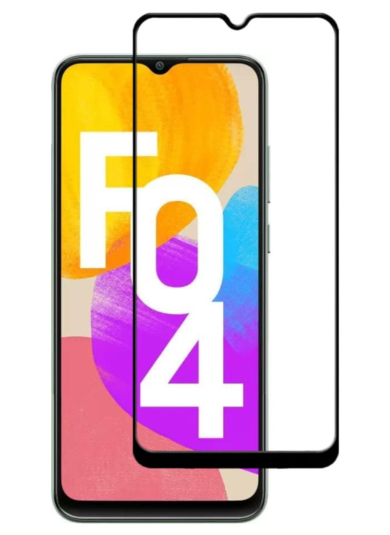 ACLIX Antistatic ESD Dustproof Premium Quality High Definition Tempered Glass Screen Protector Designed For Samsung Galaxy F04 - Image 1