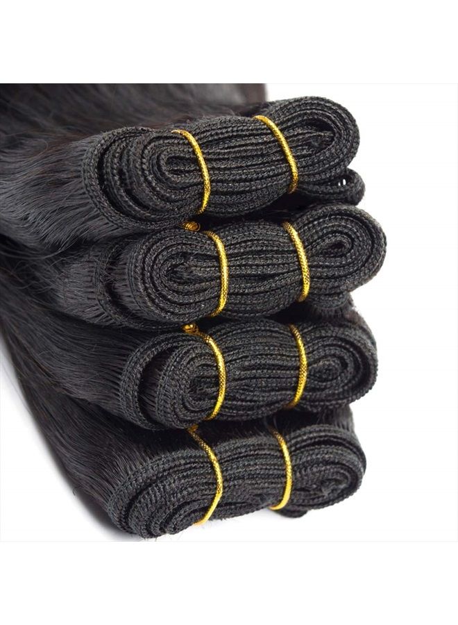 Selina حزم مع إغلاق، شعر برازيلي نقي مستقيم، 12a حزم شعر بشري، إغلاق جزء حر، شعر برازيلي 4 حزم مع إغلاق، 100% شعر بشري غير معالج مع إغلاق دانتيل (8) - Image 5