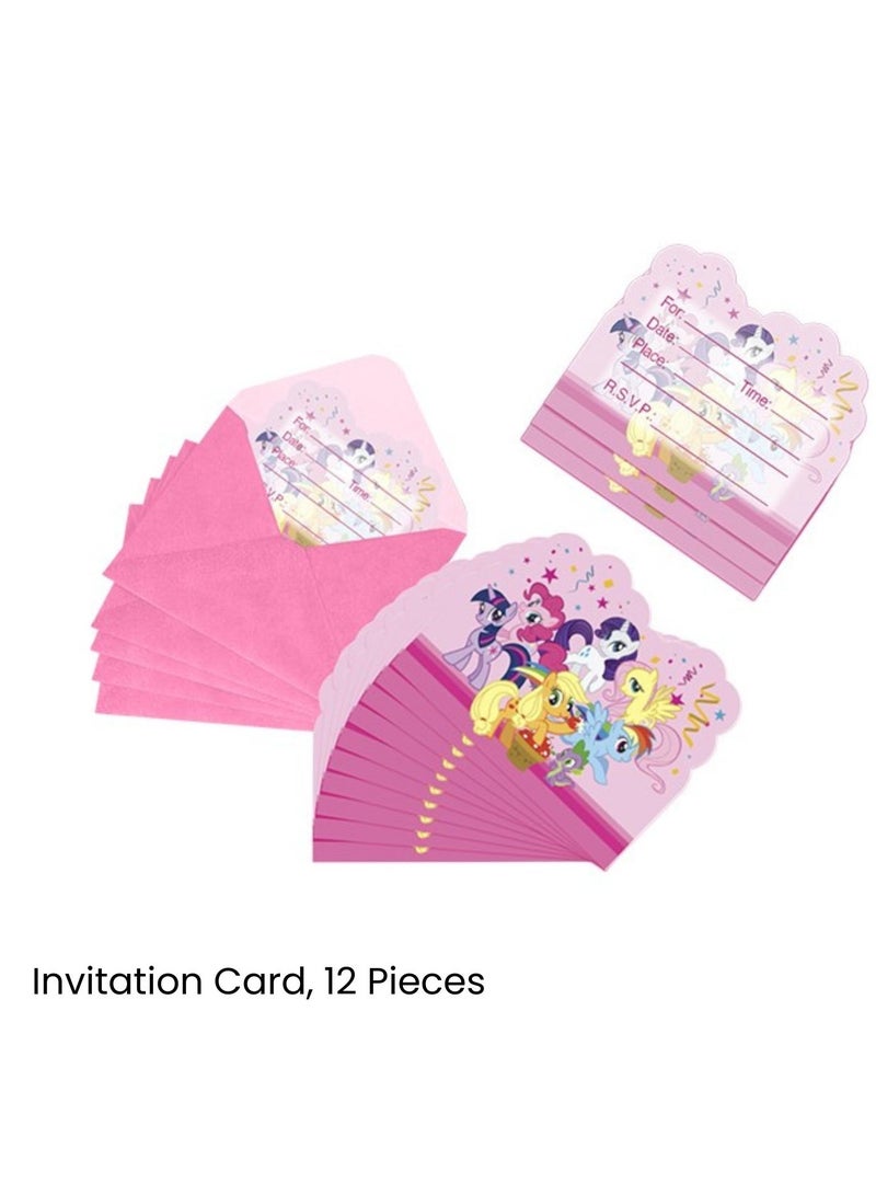 ريمي بيلا 180 قطعة لوازم حفلات اعياد الميلاد بتصميم بوني، مجموعة ادوات مائدة الكل في واحد تتضمن اطباق واكواب ومناديل ولافتة وما الى ذلك، لوازم حفلات بطابع بوني للفتيات - Image 5