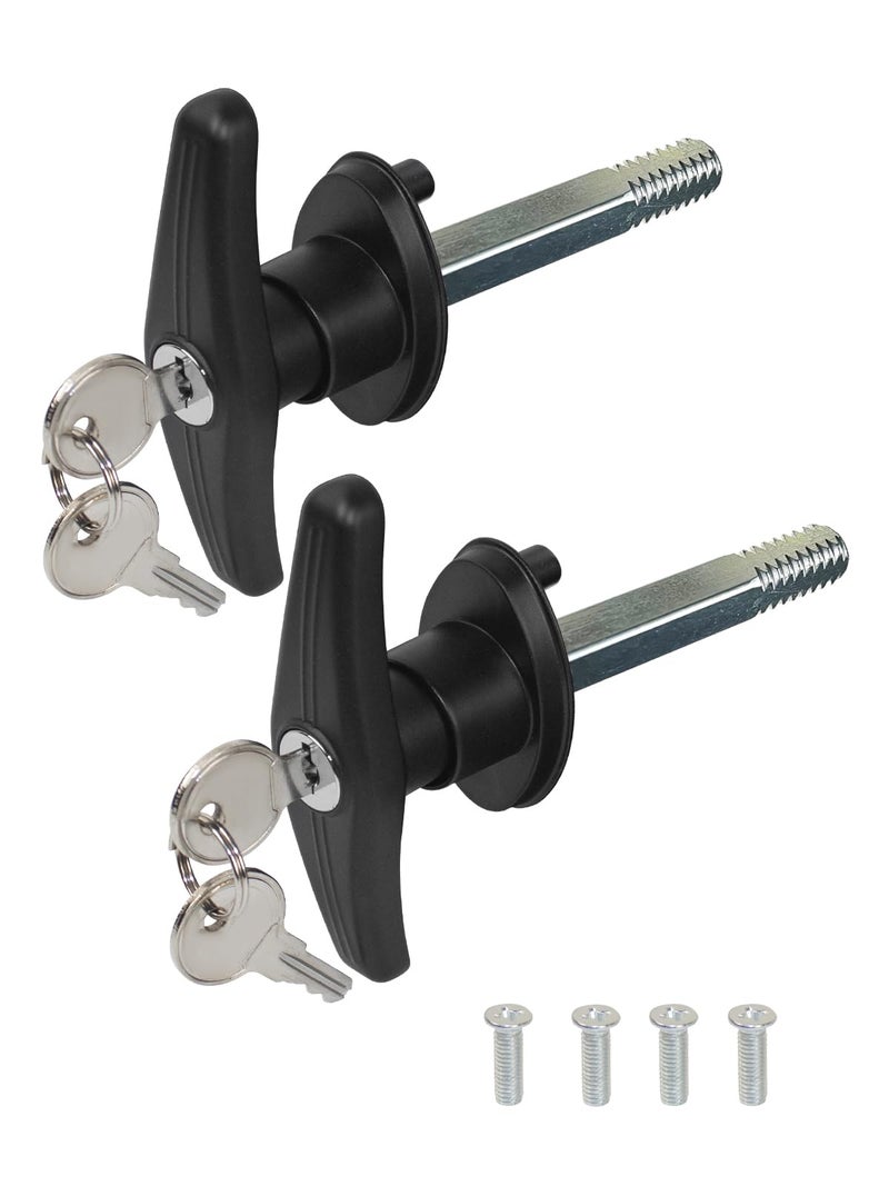 Quality Life Truck Cap THandle Lock for Camper Shell Replacement Locking Latch Parts Truck Bed Topper Door Locking Accessories Kit with Keys LR - Image 2