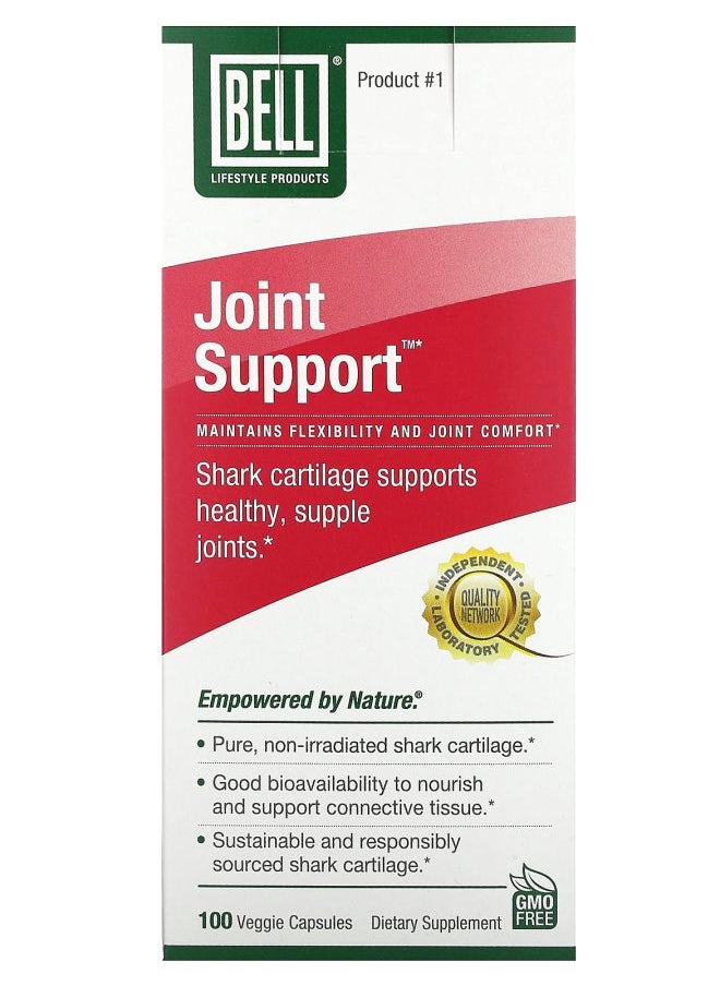 Bell Lifestyle Joint Support 100 Veggie Capsules 