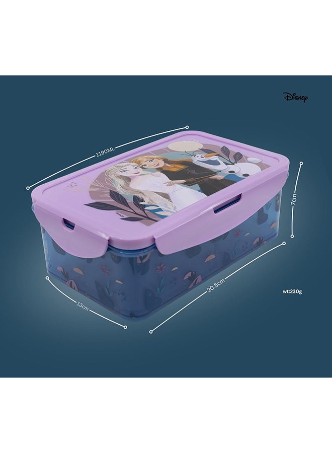 Disney حاوية طعام مستطيلة كبيرة مع أقسام قابلة للإزالة ١١٩٠ مل - Image 3