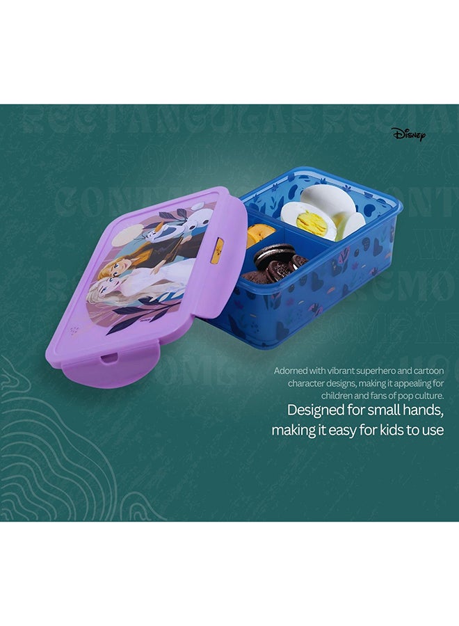 Disney حاوية طعام مستطيلة كبيرة مع أقسام قابلة للإزالة ١١٩٠ مل - Image 5