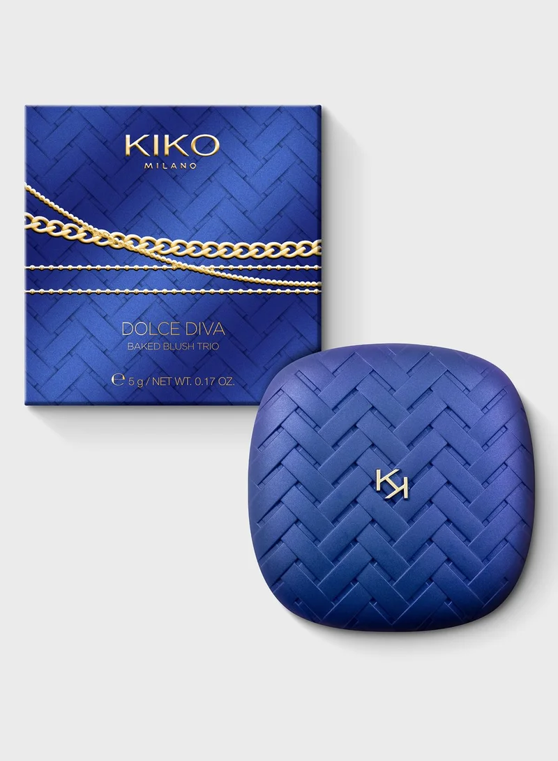 KIKO MILANO Baked Blush Trio - Better Coral