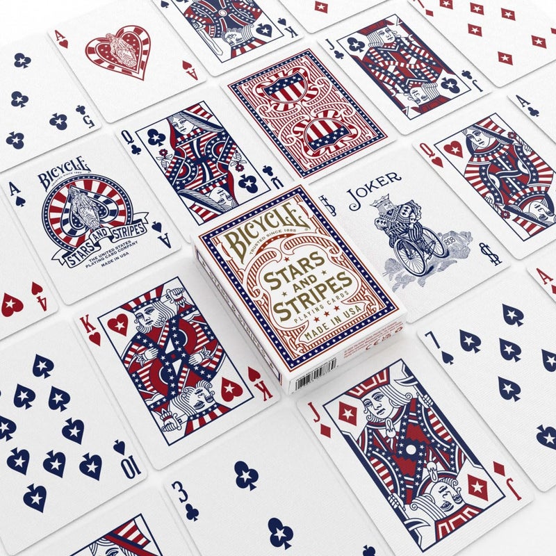 Bicycle Stars and Stripes Playing Card, American Playing Cards, American Flag Design, 1 Deck - Image 2