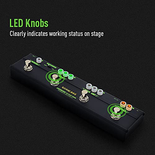 SONICAKE Guitar Multi Effect Pedal Chorus Delay Reverb Distortion Classic Rock Tone Guitar Pedal Rockstage With Cab Sim - Image 5