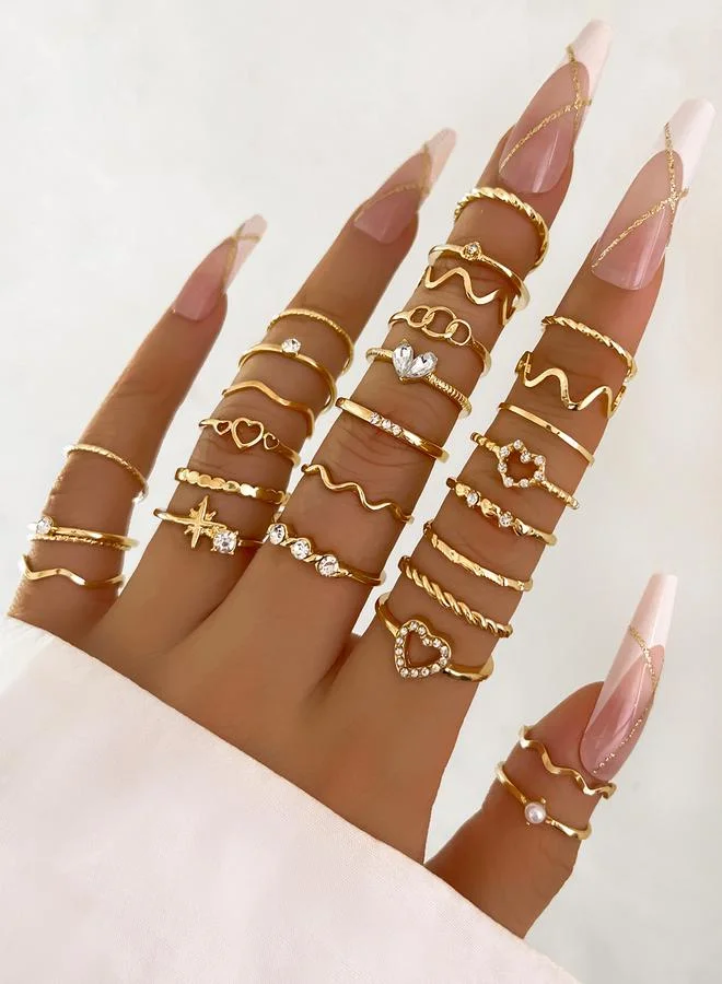 Take Two Take Two Set of 28 - Assorted Casual Rings