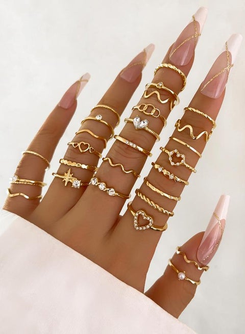 Take Two Set of 28 - Assorted Casual Rings