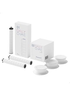 DailyCha-E Filter Combo A - Sediment Filter And Antimicrobial Acf Filter - Eliminates 99.99% Of Bacteria, Heavy Metals, Chemicals, Rust, Odors From Tap Water - For Whole Family - Made In Korea  - Image 1