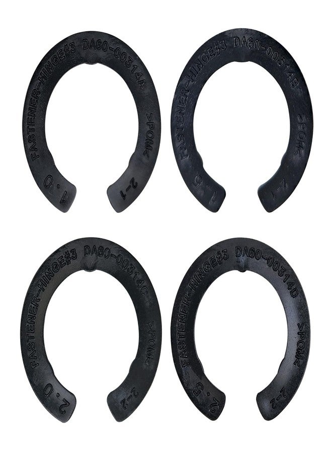 WFCYX 4 Pcs Upgraded DA99-04158A Hinge Shim Refrigerator Door Height Adjustment Kits, Replacement Parts for Samsung 3282540, DA60-00314C, PS6448337 AP5668209,4 Different Thickness - Image 1