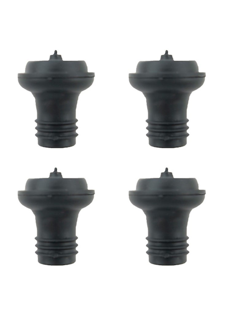 Point-Virgule Bottle Stoppers Black Set of 4 