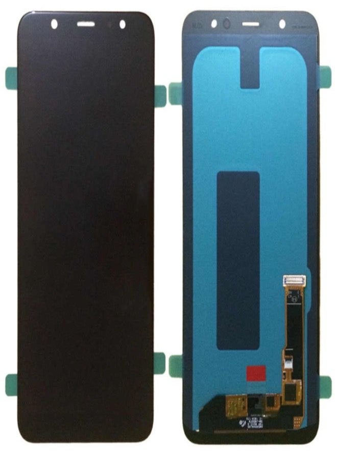 ماركة غير محددة - شاشة LCD لجهاز Samsung A6 Plus أسود - Image 1