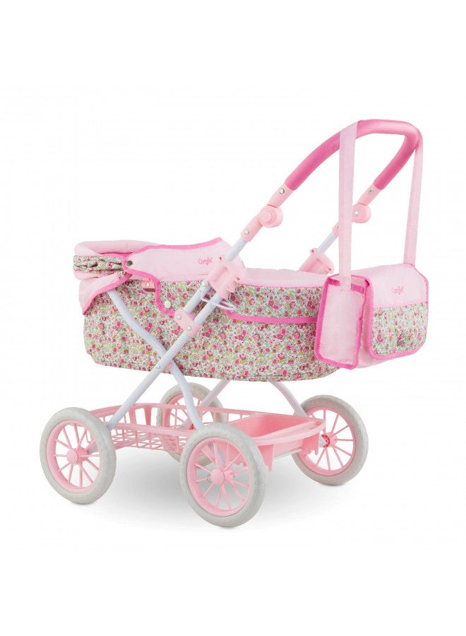 Corolle عربة كورول مونس غران بوبون - مقبض قابل للتعديل، تصميم قابل للطي، لدمى الأطفال بحجم 14"، 17" و 20" - Image 5