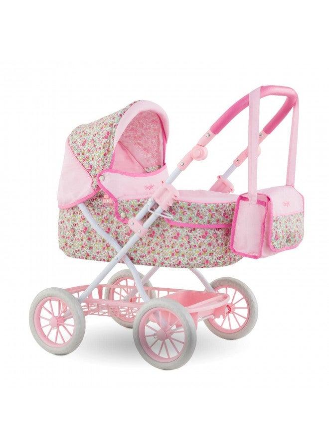 Corolle عربة كورول مونس غران بوبون - مقبض قابل للتعديل، تصميم قابل للطي، لدمى الأطفال بحجم 14"، 17" و 20" - Image 1