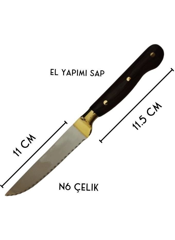 Axe Tools Ax Tools Sürmene Serrated Vegetable Knife 22.5 cm 