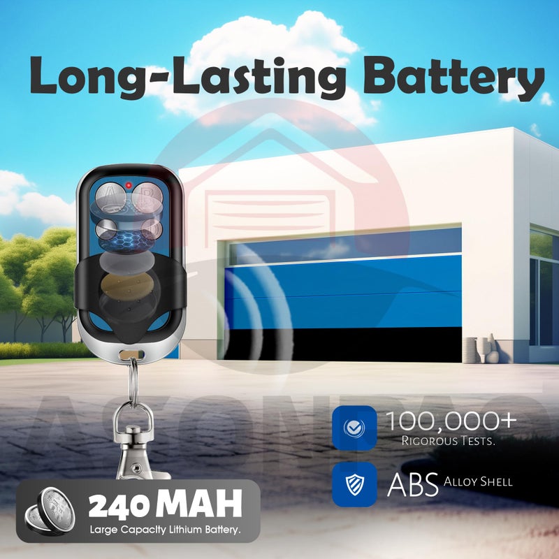 ASONPAO 2 لـ LiftMaster تشامبرلين حرفي العالمي فتحت باب المرآب عن بعد 893MAX 893LM 891LM 371LM 971LM 81LM ضمان 3 سنوات - Image 3