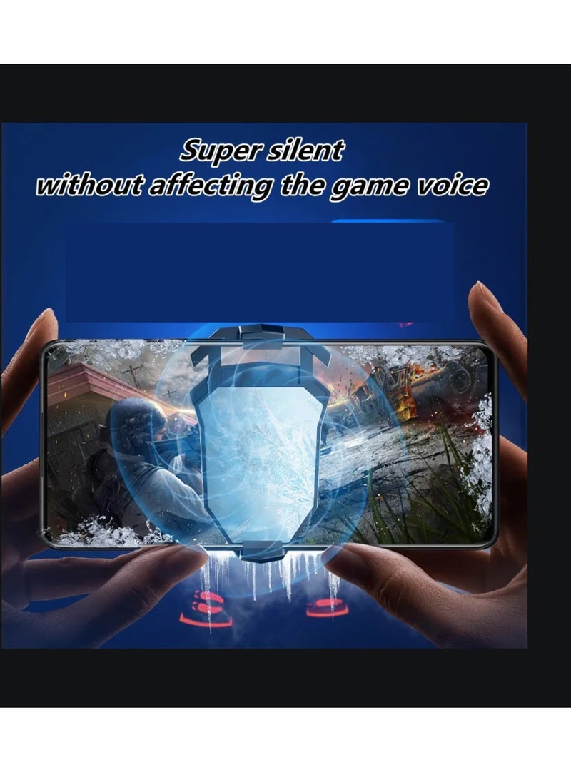 ELTRAZONE AL09 Black Mobile Phone Cooling Fan – Silent Semiconductor Radiator with Adjustable Clip & LED Lights, USB Powered Game Phone Cooler for All Smartphones Including iOS & Android, Portable Heat Sink Radiator Cooler for Intense Gaming and Streaming - Image 3