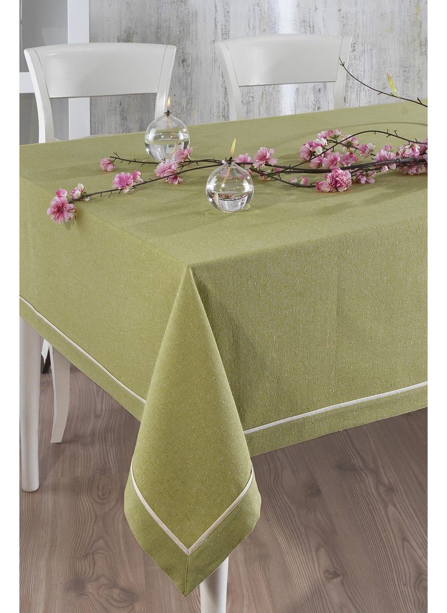 Ödel Home Buldan Linen Piping Table Cloth  - Image 1