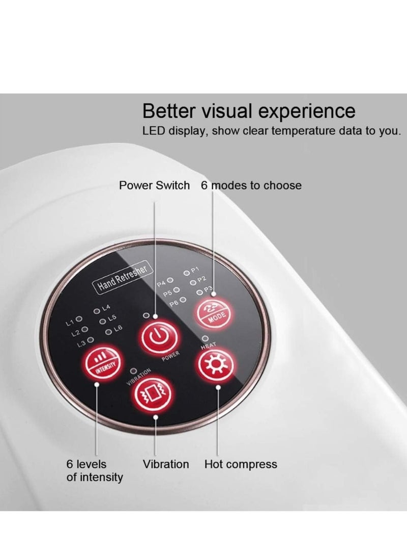 Cool Baby COOLBABY Electric Hand Massager,6 Modes and 6 Levels Pressure Point Massage with Air Compression and Heat for Arthritis,Pain Relief,Carpal Tunnel and Finger Numbness - Image 5