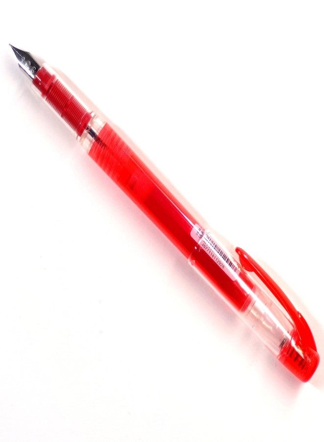بلاتينيوم قلم حبر بلاتينيوم، تصميم بريبي جديد، سن رفيع، أحمر (PSQ-300#11) + خراطيش حبر SPN-100A#11 (أحمر) مجموعة (مستورد من اليابان) [عبوة كوماينو-دو الأصلية] - Image 2