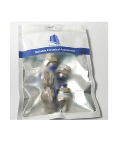 Generic PU Pipe & Fittings Polyurethane | Pneumatic Pipe Push in to Connect Fittings (Male Socket Pack of 5, 12mmx1/8")  - Image 1