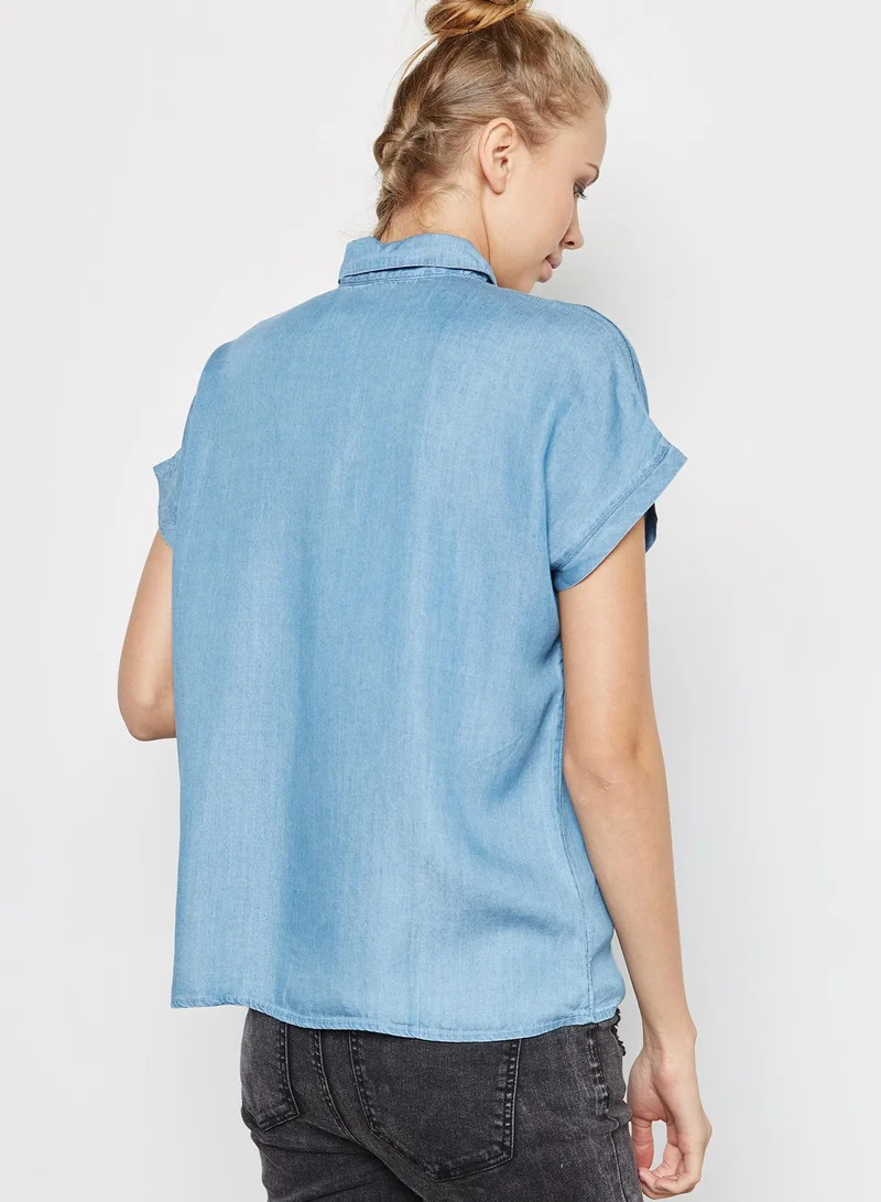 FOREVER 21 Essential Denim Shirt