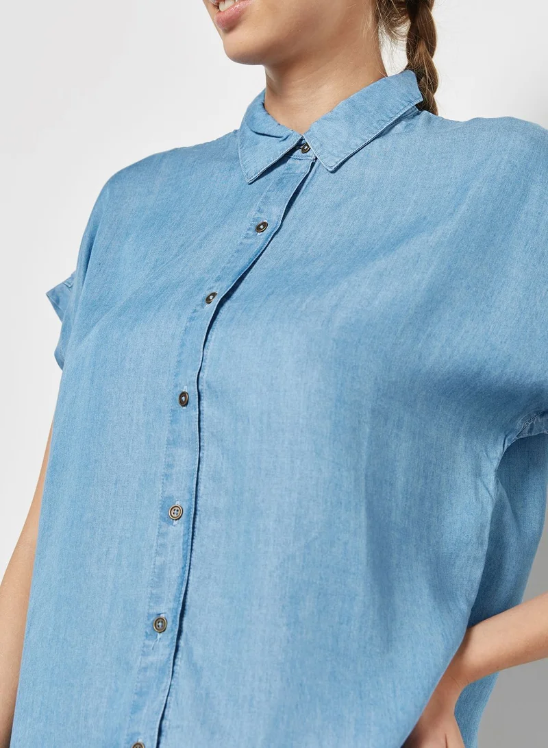 FOREVER 21 Essential Denim Shirt