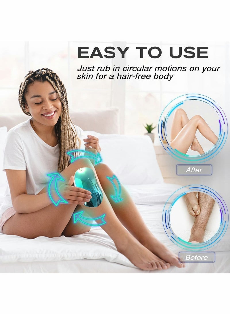 NIBEMINENT Crystal Hair Eraser | Magic Remover Painless Exfoliation Removal Tool for Men Women - Image 3