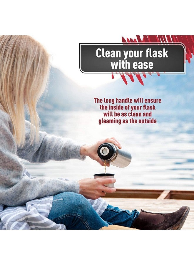 Konex 16 inch Long All-Round Bottle Cleaner Brush for Baby, Beer or Wine Bottles, Wine Glasses, Travel Mugs, Stanley Cups, and Camp Mugs. Long Bottle Brush (3 Pack)