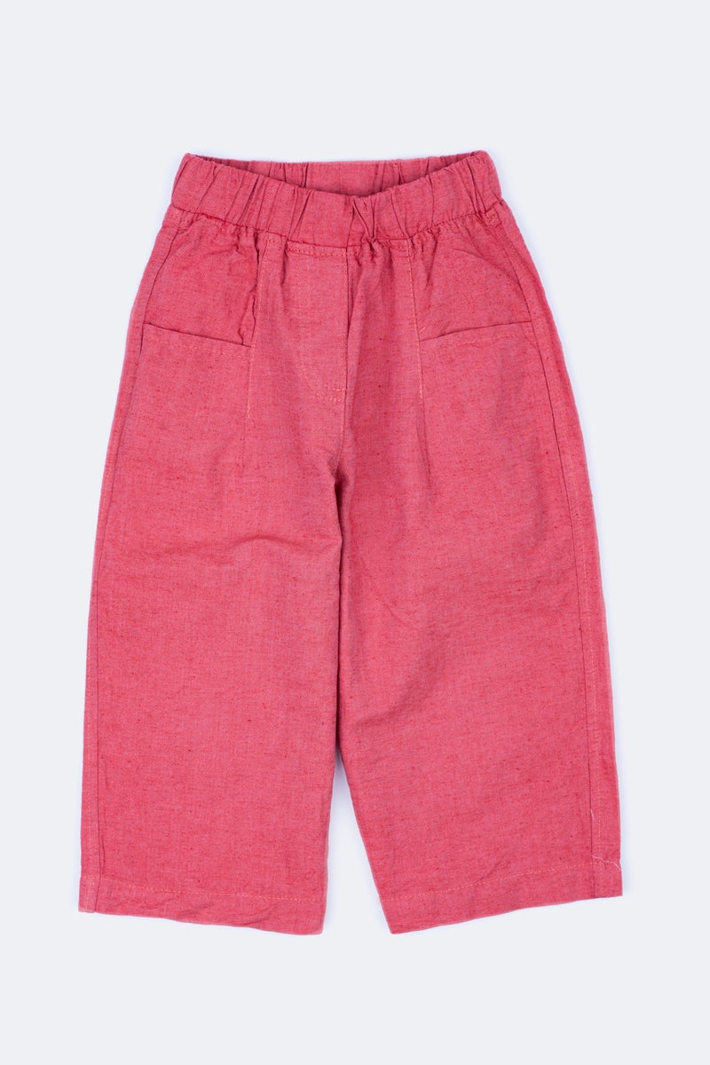 Junior Baby Girls Gabrdine Pant - Image 1