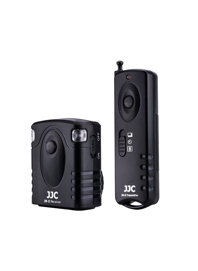 JJC - Radio Wireless Remote Control Shutter Release for Canon EOS Rebel T6 T7 T5 T8i T7i T6i T6s T5i T4i SL3 SL2 SL1 EOS 2000D 70D 77D 80D 90D EOS R R6 Mark II R6 R7 R8 R10 RP M5 M6 Mark II & More - Image 1