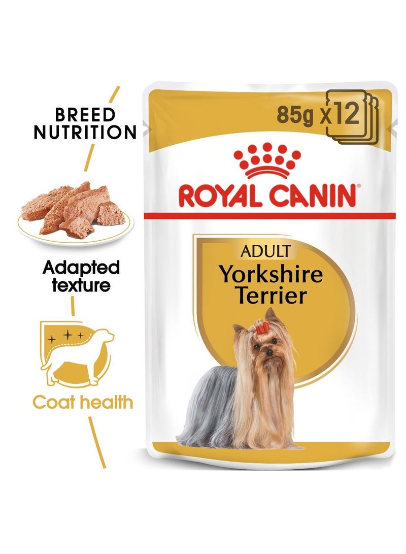 Royal Canin Breed Health Nutrition Yorkshire Adult (WET FOOD - Pouches) 12 x 85g - Image 4