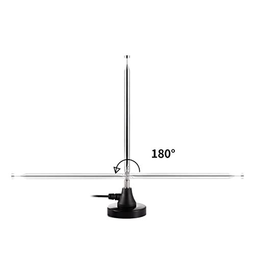 eifagur Strong Magnetic Base FM Radio Telecopic Antenna for Yamaha Pioneer Onkyo etc Bose Wave Music System FM Radio Bluetooth Home Stereo Receiver AV Audio Video Home Theater Tuner, Eifagur - Image 3