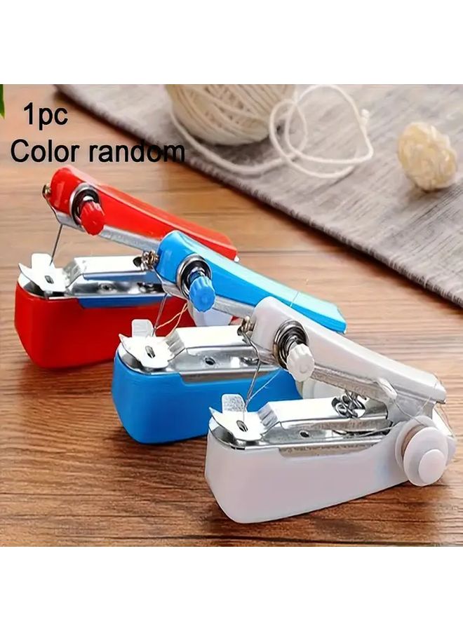 Portable Handheld Sewing Machine Manual Tool Adjustable Tension Random Color For Quick Repairs - Image 5
