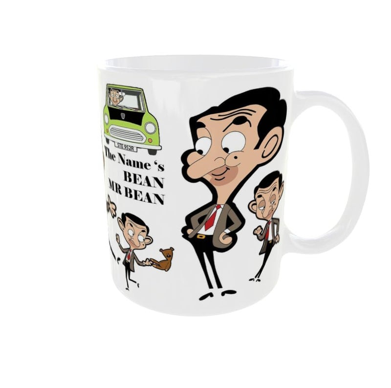 TAJNAN Cartoon Mugs Best Gift for Kids Brother Sister Son Daughter Boys Girls Hd Printed Microwave Safe White Ceramic Coffee Mug (350 ml) - Best Gift for Valentines - Image 5