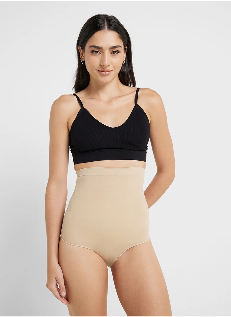 Ginger Seamless Sculpt High-waist Brief