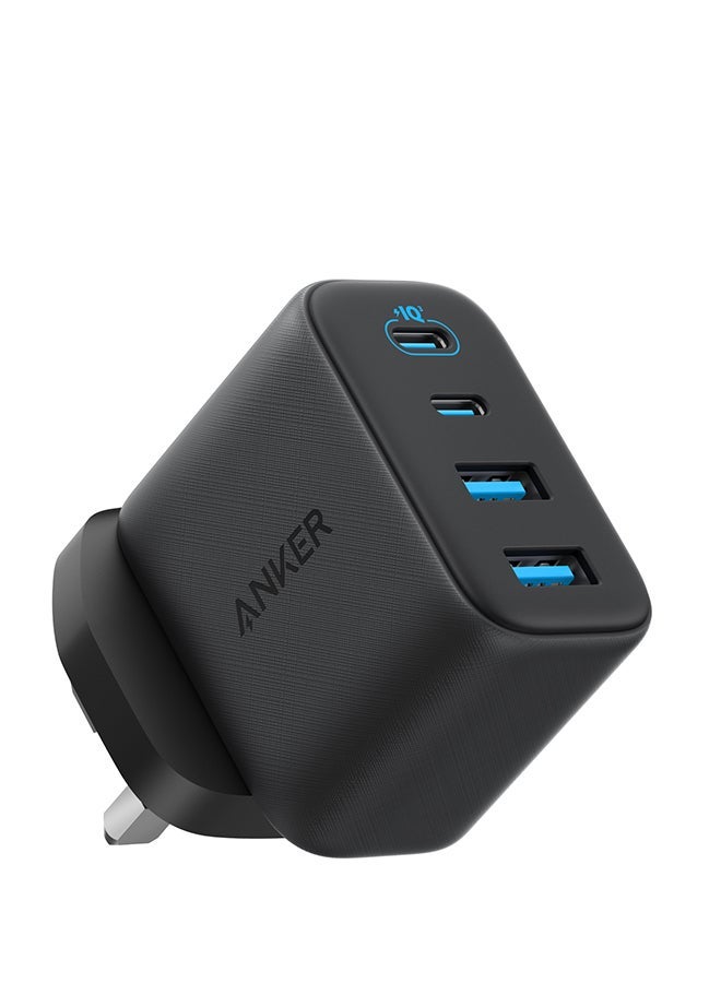 أنكر محول شاحن أنكر زولو USB C، محول حائط 4 منافذ مع 50 واط كحد أقصى، 2 USB-C و 2 USB-A، مدمج ومستقر، لجهاز iPhone 17/16، iPad، Galaxy، والمزيد (أسود، كابل غير متضمن) - Image 1