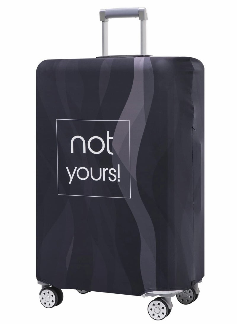 Excefore غطاء حقيبة سفر قابل للغسل، غطاء حقيبة سفر مضاد للخدش يناسب الأمتعة مقاس 22-24 بوصة (م) - Image 1