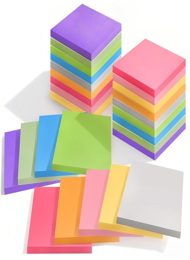 Xnluothsk 27 Pack of 3x3 Inch Sticky Notes Self-Stick Memo Pads - 1620 Sheets in Total! Great for Home, Office & School - Image 1