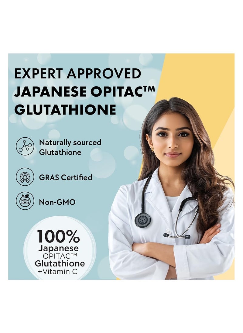 CHICNUTRIX Chicnutrix Glow- 40 Effervescent Tablets| Japanese Glutathione & Vit. C| Antioxidants for clear, glowing skin| Sugar-free, Strawberry-lemon flavour  - Image 2