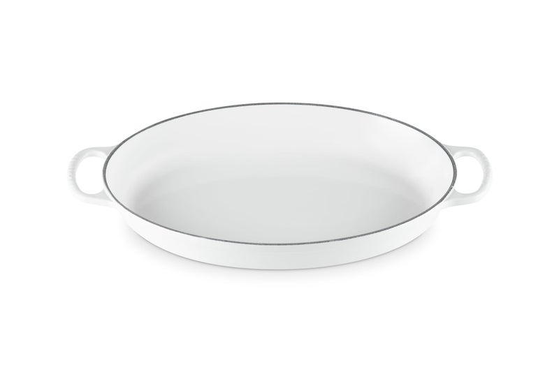 Le Creuset Le Creuset Enameled Cast Iron Signature Oval Baker 3 qt White 
