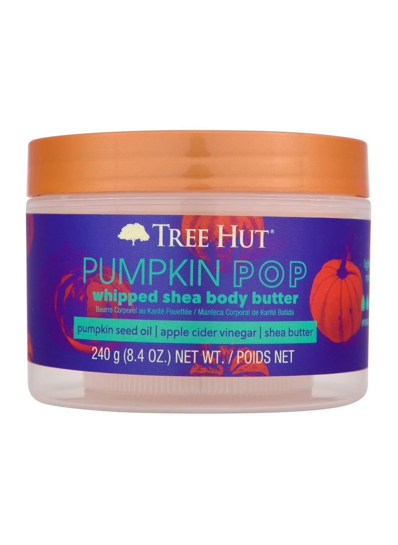 Tree Hut Tree Hut Pumpkin Pop Whipped Shea Body Butter  Longlasting Hydration Leaves Skin Feeling Soft  Moisturized  Limited Edition Fall  Nourishing Essential Body Care  84 fl oz 