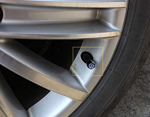 Careflection Premium Car Tyre Valve Cap Air Cap Car Tyre Valve Stem Cap Air Covers with Keychain Compatible for All Kia Cars - Image 4