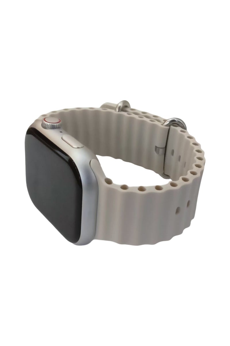 W&O X9 Pro 2 Smart Watch, Water Resistant, with 2.2-inch Super AMOLED Screen - Off-White - Image 1