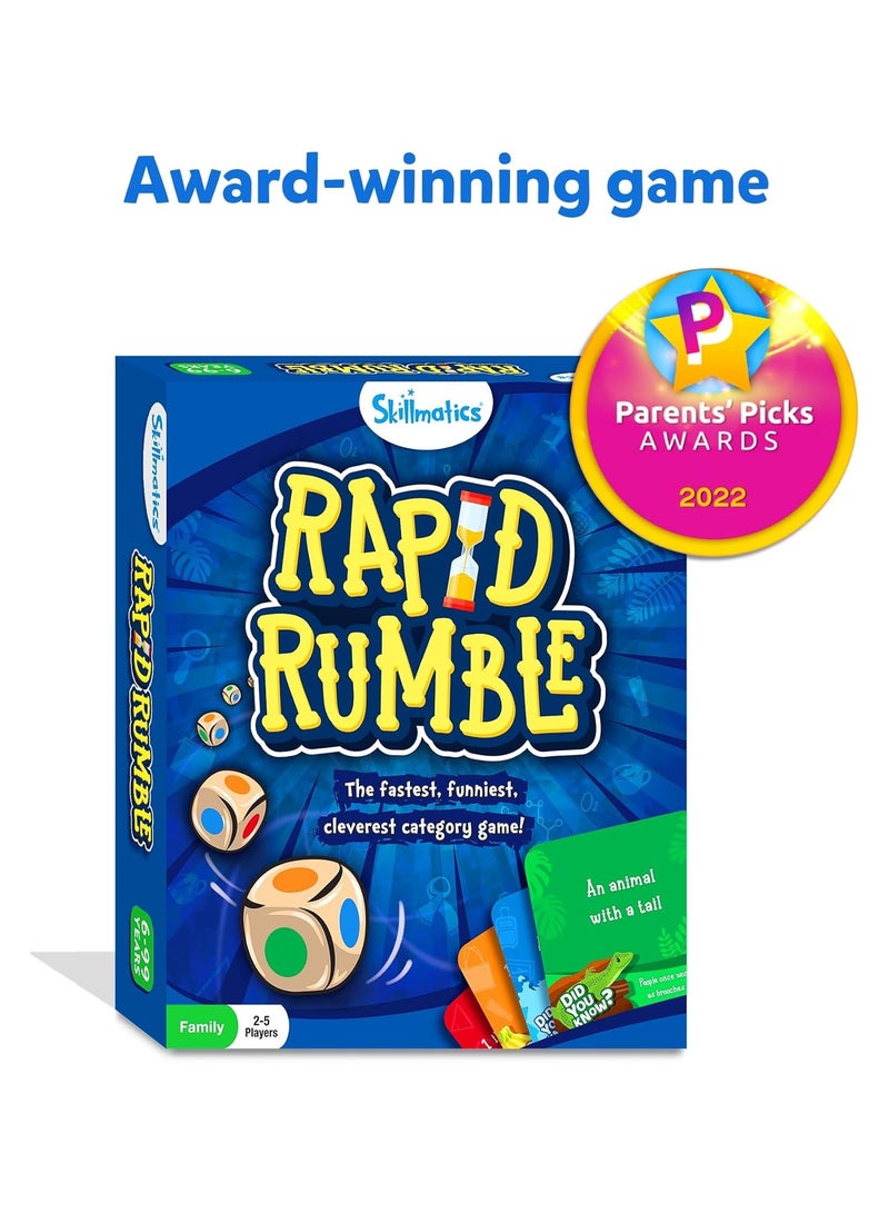 سكيلماتيكس سكيل ماتيكس لعبة لوحية رابيد رامبل ممتعة لليلة اللعب العائلية، العاب تعليمية العاب بطاقات للاطفال والمراهقين والكبار هدايا للاولاد والبنات من سن 6 و7 و8 و9 سنوات فما فوق - Image 3
