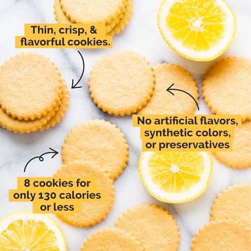 Dewey's Bakery NEW! Dewey's Bakery Complete Cookie Collection | Meyer Lemon, Brownie Crisp, Triple Ginger, Vanilla Bean, Dark Chocolate Mint Cookies, Key Lime Moravian Cookie Thins| 9 oz (Pack of 6) - Image 2