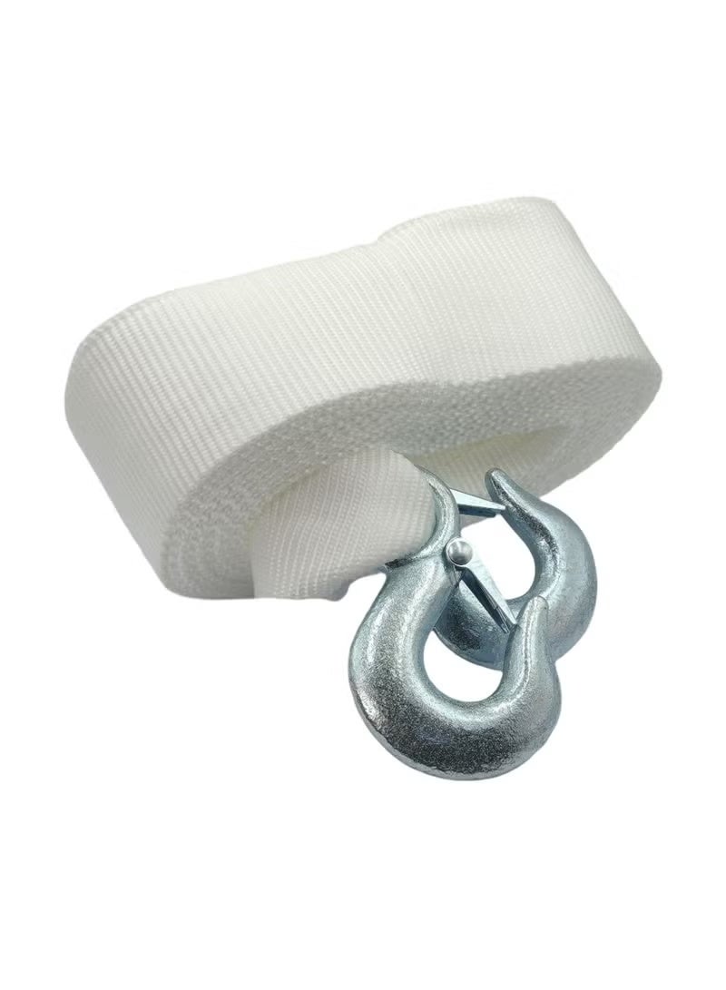 3 اكس ار حزام سحب بطول 5 أمتار مع خطافات - سعة تحميل 7500 كجم - حبل سحب من النايلون عالي التحمل للسيارات وسيارات الدفع الرباعي والشاحنات والسحب في حالات الطوارئ على الطرق الوعرة 3506 - Image 1