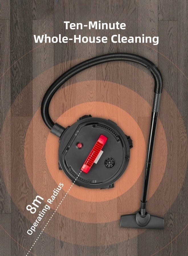 Bolivia's Drum Vacuum Cleaner 25L Dust Bag Capacity With Dust Indicator, Dry And Air Blow Function And Low Noise Operation 25 L 1600 W Powerful Motor - Image 2